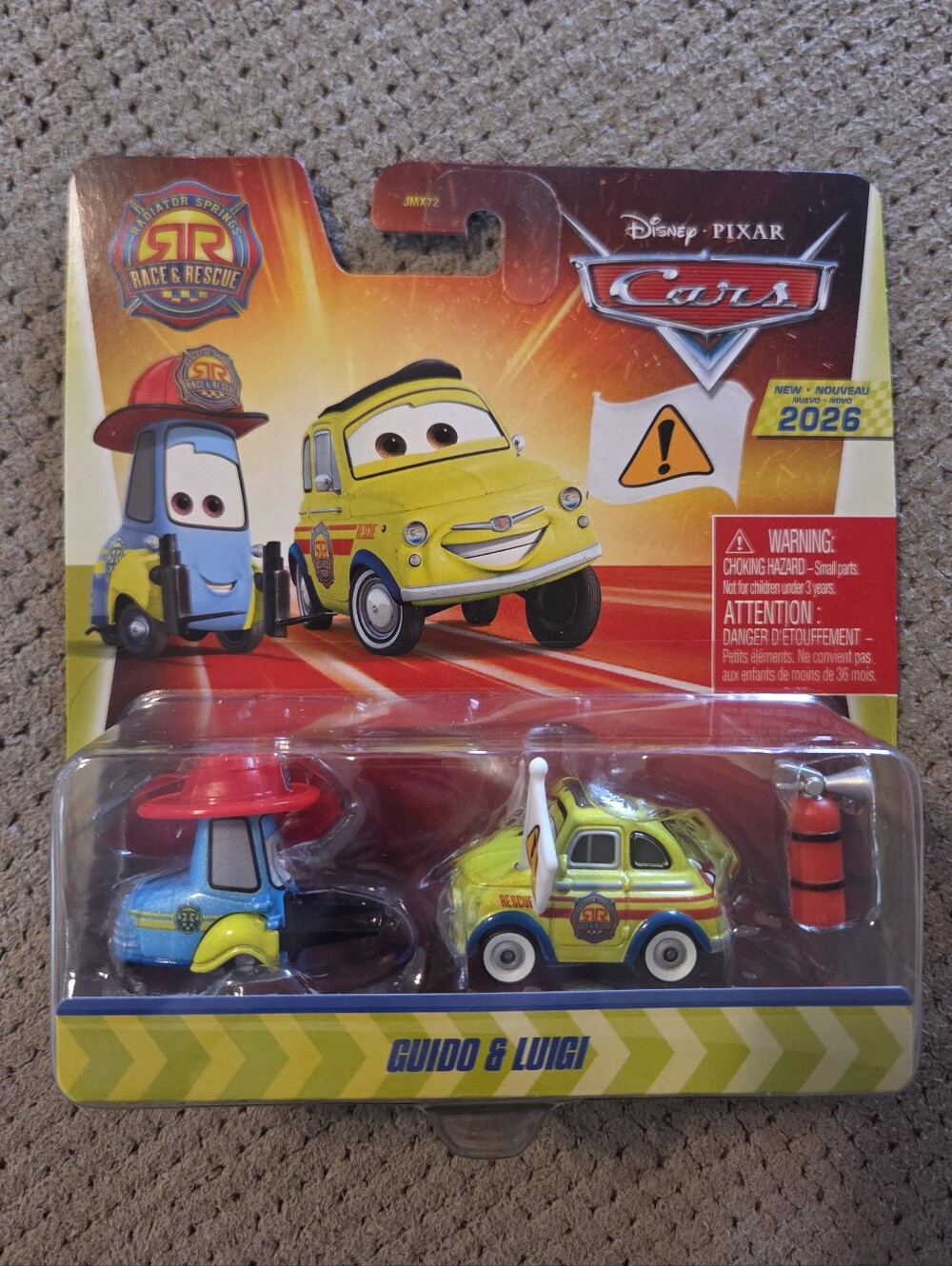 Guido & Luido - Race and Rescue Disney Pixar Cars Diecast Metal 2026 - NEW